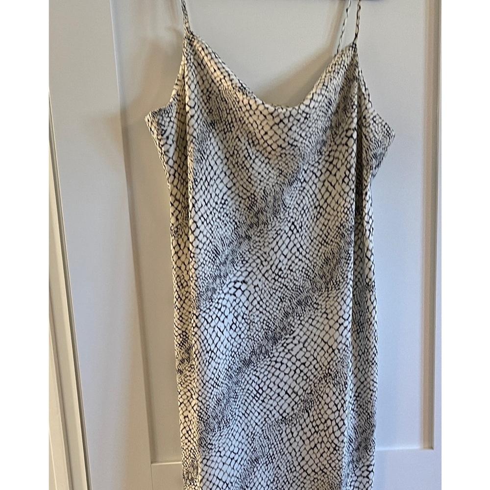 Banana Republic Slip Dress Snake Print XL NWT